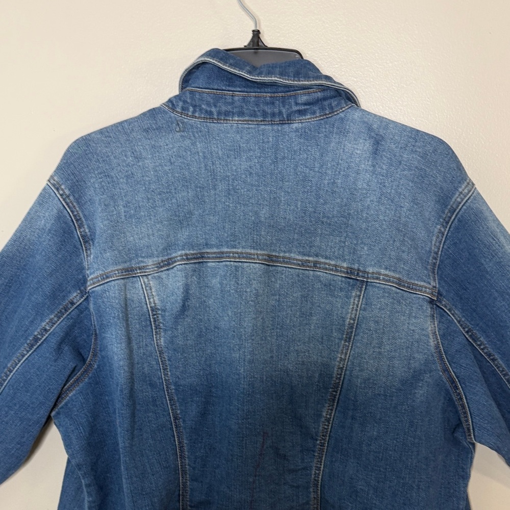 Lane Bryant Classic Blue Denim Jacket Size 18 - Picture 13 of 16